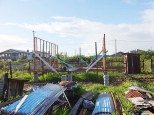 Home being built by Hyacinth and her son