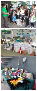 Some of the displays at the Environmental Fair on Wednesday.