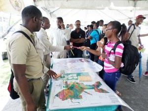 Participants at the recent GIS exhibition