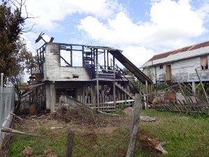  La Grange WBD house which was gutted by fire, early Saturday morning. 