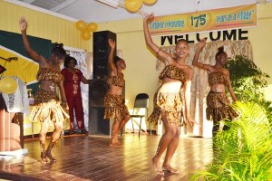   A dance being performed by Lichfield residents.