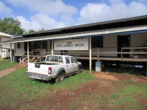 The current Port Kaituma Hospital