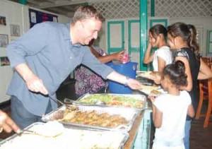 Ramada’s General Manager Sharing Lunch to the girls