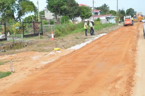 Works being conducted at Hydronie, East Bank Essequibo.