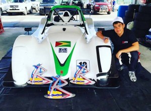 Calvin Ming with his car and trophies. (calvin ming facebook)