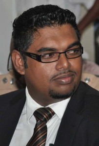 Former Minister of Housing, Irfaan Ali