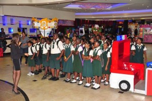 Flashback: Some students at Fun City during a past school tour.