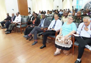 A section of the gathering at the launch of the Transformational Task Force yesterday.
