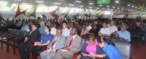 A section of the gathering at the launch of GUYEXPO 2016.