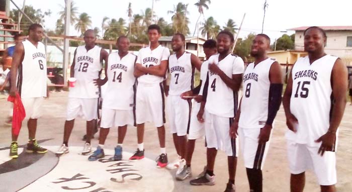  The triumphant Black Sharks team of Berbice.