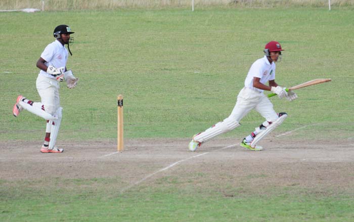 Matthew Hardial gathers runs yesterday. 