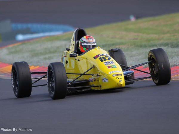  #82 Calvin Ming drives during the event last weekend at Watkins Glen. (Courtesy of Calvin Ming Facebook)