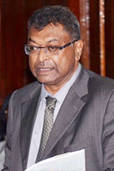 Public Security Minister Khemraj Ramjattan