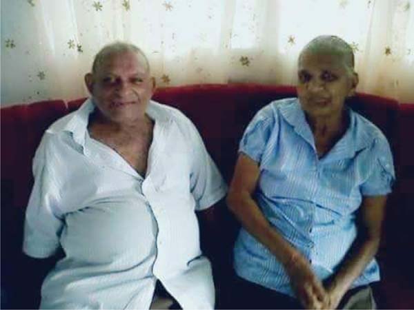 Sohodra Ramkarran and her husband.