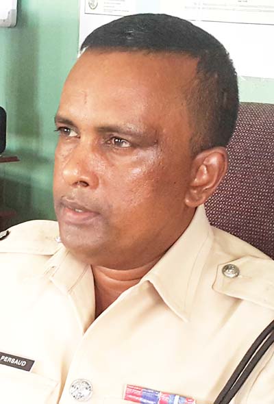 Acting Traffic Chief, Boodnarine Persaud 