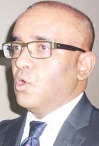 Opposition Leader, Bharrat Jagdeo