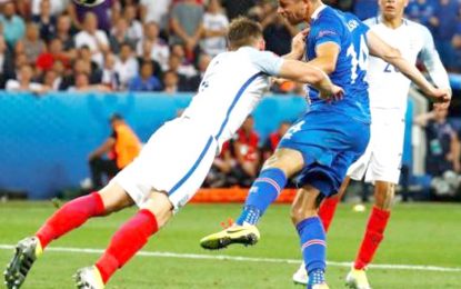 Iceland knock England out as coach Hodgson quits