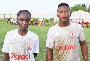 Peter Headley (right) and Rashleigh Morrison – Ann’s Grove Secondary