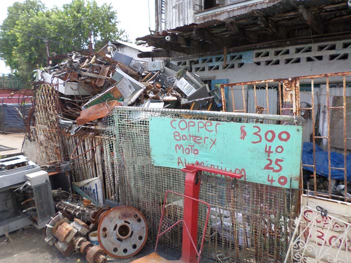 There was very little monitoring of scrap metal yards by inspectors.