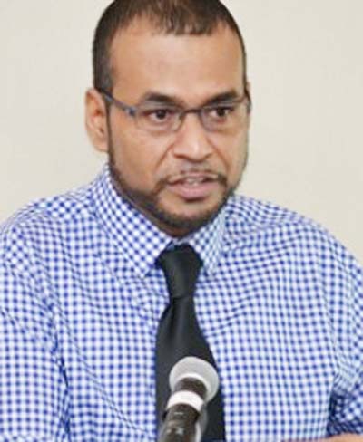 Former Minister, Robert Persaud