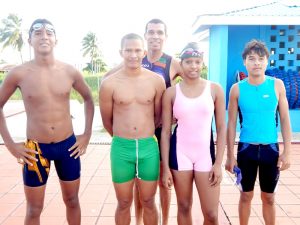 Olympic Day 2016 Triathlon participants.