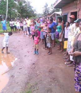 Some of the concerned residents who are gearing for protest action on Tuesday.