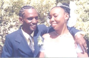 Shawn Clarke and his wife Rachael in happier times.