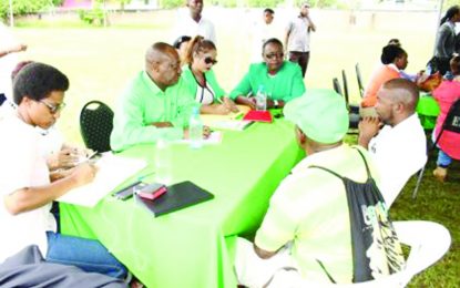 Gov’t takes “Meet the People outreach” to Linden