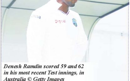 ‘No choice but to live by decision  of higher authority’ – Ramdin