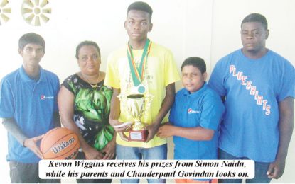 RHTYSC Pepsi U-19 Cricket Team  Honours National Youth Basketballer