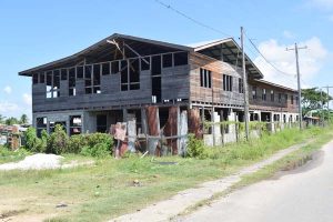 The building located within the confines of the Leonora Market.