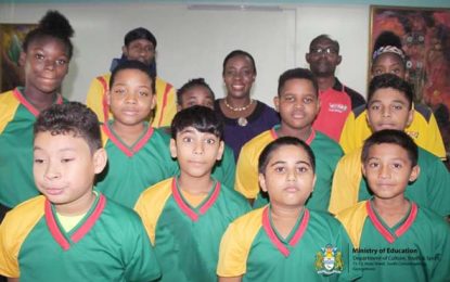 National Pre-Cadet Team calls on Sports Minister