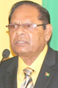 Prime Minister Moses Nagamootoo