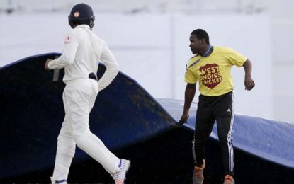 Windies 62-2 on rain ruined day  