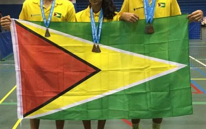 Caribbean Badminton International Championships 2016 – Aruba…Team Guyana finish with 4 silver and 2 bronze medals