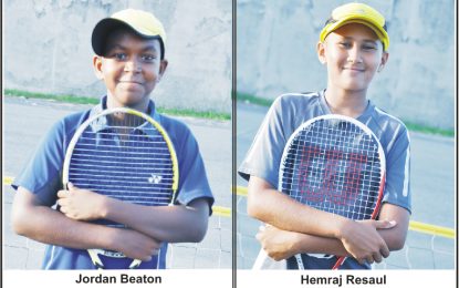 Marian Academy’s Hemraj Resaul, Jordan  Beaton champion duo in Jamaica ITF tennis