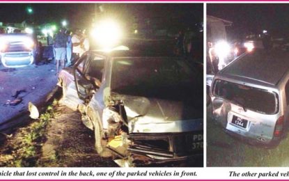 Three-vehicle crash shocks Cemetery Road