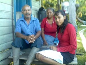 ‘Video girl’ Jemima and her parents Roel and Pearlie Wilson