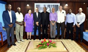 President David Granger and the team from the Private Sector Commission and the M&CC.