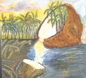 Creative painting for  Coconut Festival Competition 