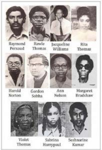 Guyanese killed in the attack.