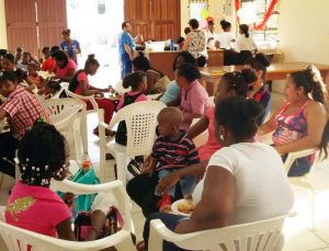 Members of Baby Heart Foundation and some of their appreciative patients.