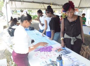 GRPA booth at bullying Awareness Street fair.