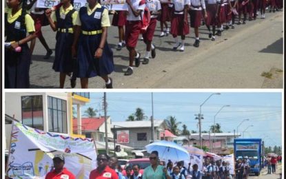 West Berbice Education District stages rally