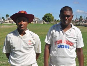 Irfan Ali (left) and Kishan Persaud 