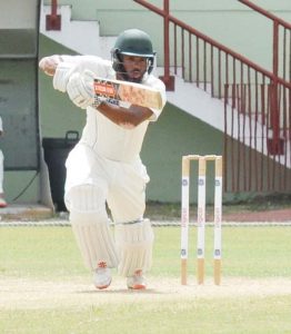 John Campbell drives during his 71 for the Scorpions yesterday (Sean Devers photo) copy