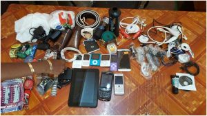 Some of the recovered items.