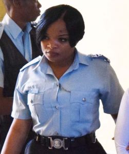 CHARGED: Police Constable: Kizia Hall