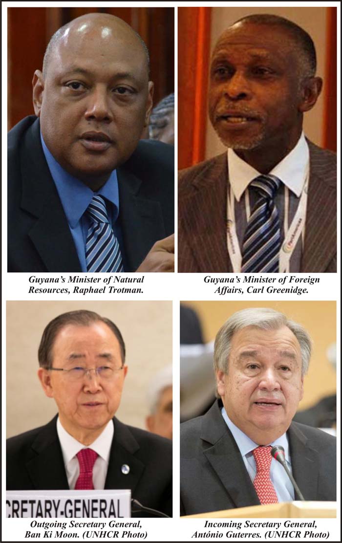 Guyana Delegation To Engage Incoming UN Chief Over Venezuela Border   Outgoing 