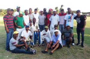 Members of the victorious Stratavon team.